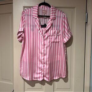 Show Me Your Mumu Pink Striped Pajama Sleep Short Set